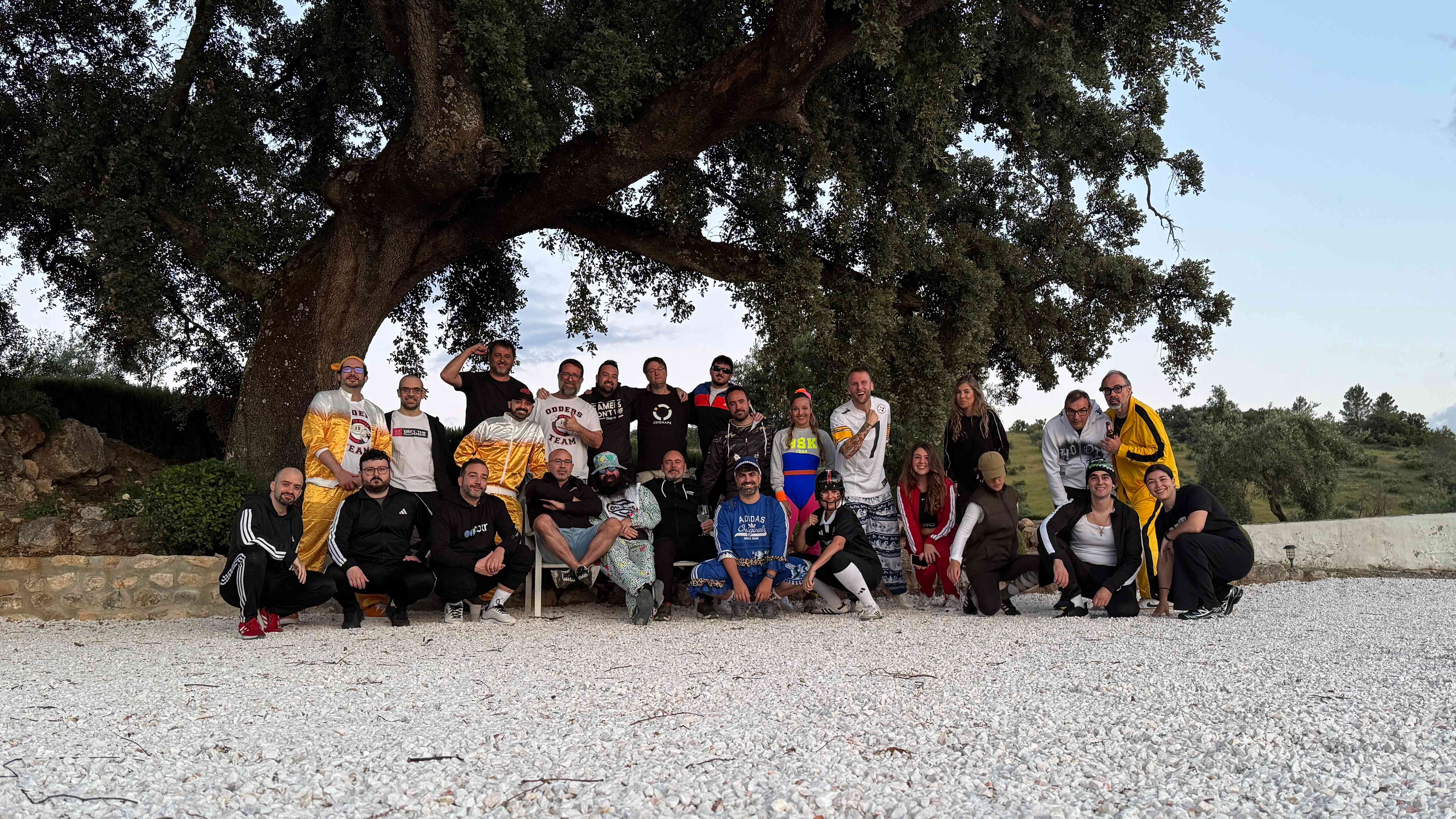 Odders team retreat in a rural house