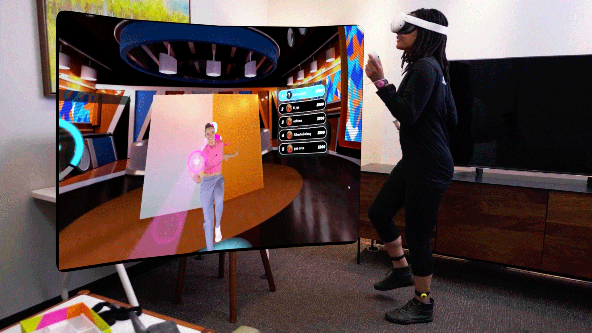 Full-body motion capture in LES MILLS XR DANCE